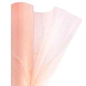 Snow organza anyag sima [23,5cm x 10 méter] barack