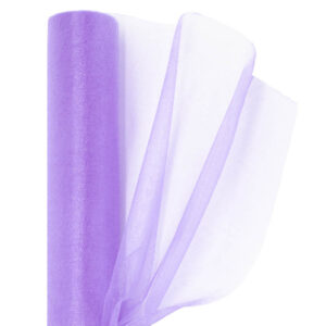 Snow organza anyag sima [23,5cm x 10 méter] világoslila