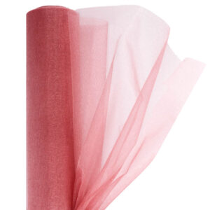 Snow organza anyag sima [23,5cm x 10 méter] rozsdavörös/cinnabar