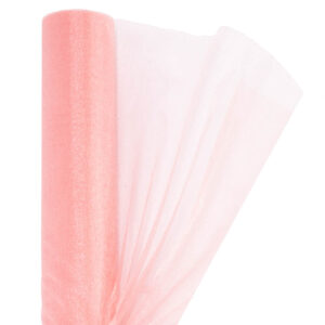 Snow organza anyag sima [23,5cm x 10 méter] púder rózsaszín