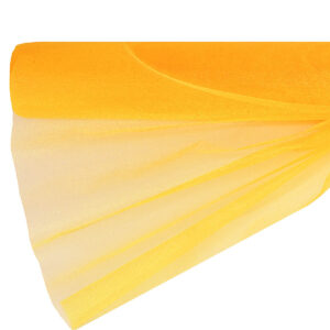 Snow organza anyag sima [47cm x 10 méter] napsárga