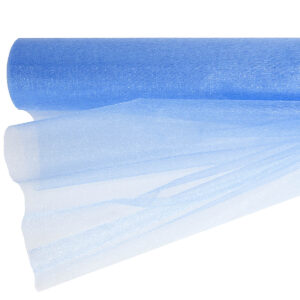 Snow organza anyag sima [47cm x 10 méter] világoskék