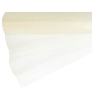 Snow organza anyag sima [47cm x 10 méter] ekrü