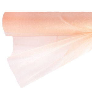 Snow organza anyag sima [47cm x 10 méter] barack