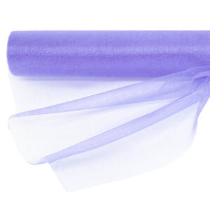 Snow organza anyag sima [47cm x 10 méter] világoslila
