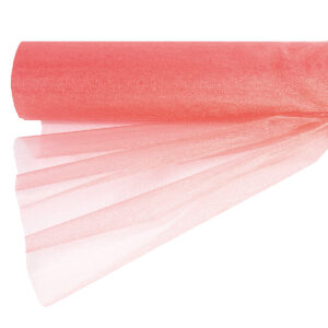 Snow organza anyag sima [47cm x 10 méter] korall