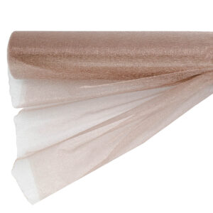 Snow organza anyag sima [47cm x 10 méter] bézs