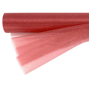 Snow organza anyag sima [47cm x 10 méter] terrakotta