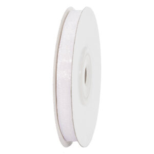 Organza szalag [6mm x 25yard] fehér