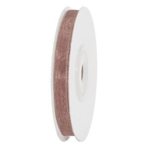 Organza szalag [6mm x 25yard] sötét bézs