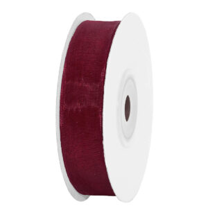 Organza szalag [15mm x 25yard] bordó