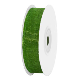 Organza szalag [15mm x 25yard] sötétzöld