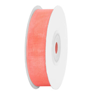 Organza szalag [15mm x 25yard] korall