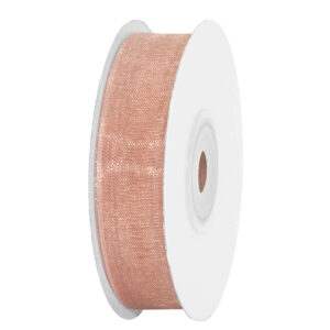 Organza szalag [15mm x 25yard] púder bézs