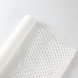Kraft papír tekercses (méhsejt) virágkötészeti kellék [50cm x 7,32m] fehér