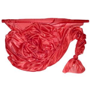 Szatén-organza anyag [142cm x 10m] sötét piros