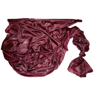Szatén-organza anyag [142cm x 10m] bordó