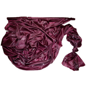 Szatén-organza anyag [142cm x 10m] burgundi