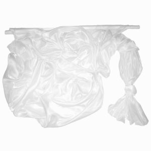 Szatén-organza anyag [142cm x 10m] fehér