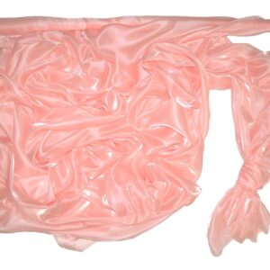 Szatén-organza anyag [142cm x 10m] barackos rózsaszín
