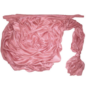 Szatén-organza anyag [142cm x 10m] vintage rózsaszín