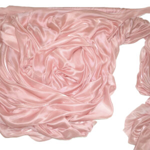 Szatén-organza anyag [142cm x 10m] púder rózsaszín