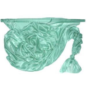 Szatén-organza anyag [142cm x 10m] mentazöld