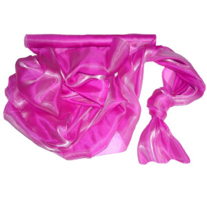 Szatén-organza anyag [47cm x 10m] ciklámen