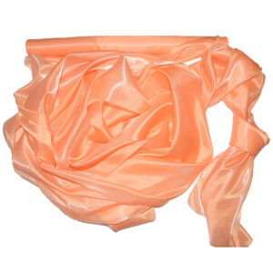 Szatén-organza anyag [47cm x 10m] narancsos barack