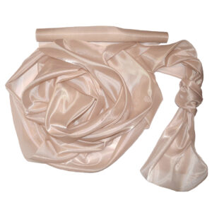 Szatén-organza anyag [47cm x 10m] bézs közepes árnyalat