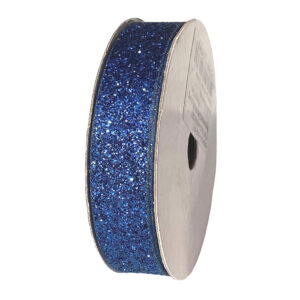 Glitter dekorációs szalag [16mm x 10m] navy kék