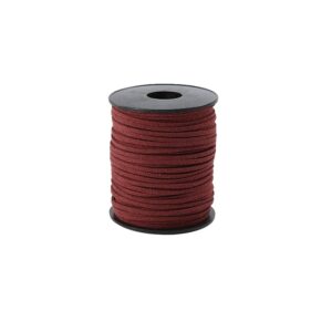Műbőr szalag [3mm x 50 yard] bordó