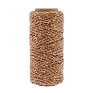 Metál dekor zsinór [2mm x 25m] bronz